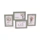 Sötét zöld többképes képkeret 43 × 24 cm – 4 db 10 × 15 cm fotóhoz, elegáns faliképkeret