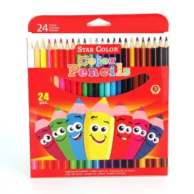 STAR COLOR Színes ceruza készlet 24db-os