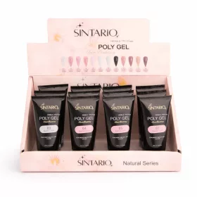   SINTARIO Poly Gel 02 Clean Pink – természetes rózsaszín építő zselé körömhosszabbításhoz, HEMA & TPO mentes