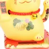 Napenergiával Működő Arany Maneki Neko Integető cica