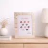 Elegáns képkeret 17×22 cm – 13×18 cm fotóhoz, arany csíkos díszítéssel