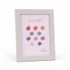 Modern képkeret 18,5×23,5 cm – 15×25 cm fotóhoz, világosszürke kőhatású kivitelben