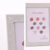 Modern képkeret 18,5×23,5 cm – 15×25 cm fotóhoz, világosszürke kőhatású kivitelben