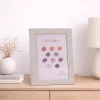 Modern képkeret 18,5×23,5 cm – 15×25 cm fotóhoz, világosszürke kőhatású kivitelben