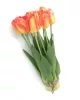 Tulipán csokor élethű növény, 12 szálas – Narancssárga
