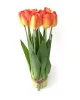 Tulipán csokor élethű növény, 12 szálas – Lila