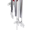 Szélcsengő ezüst elefánt 70 cm