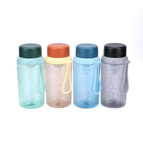 Motivációs kulacs GENERACION 500 ml teaszűrővel - Sárga