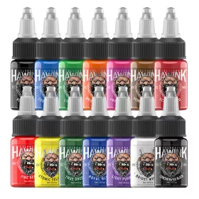   HAWINK TI203-15-14, 14 db x 15 ml gyakorló festéksor egyben