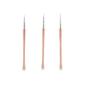 Műköröm díszítő tű ecset 3 darabos szett 17,5 cm