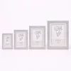 Modern képkeret 16×20 cm – 9×13 cm fotóhoz, szürke gránit kő mintás kivitelben