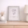 Modern képkeret 20×25 cm – 13×18 cm fotóhoz, szürke gránit kő mintás kivitelben
