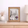 Modern képkeret 16×21 cm – 13×18 cm fotóhoz, szürke–barna színkombinációban