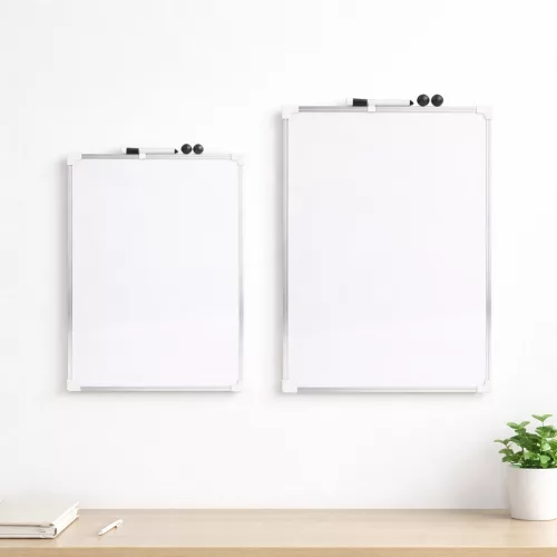 Mágneses fehér tábla 35 × 50 cm – falra szerelhető jegyzet- és üzenőtábla otthonra és irodába