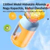 Hordozható USB Turmixgép 1500 ml – Nagy Kapacitású Smoothie és Juice Mixer, Kék