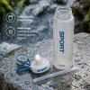 Sport kulacs 900 ml – BPA-mentes ivópalack csavaros kupakkal, szürke