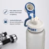 Sport kulacs 900 ml – BPA-mentes ivópalack csavaros kupakkal, barack