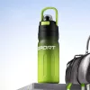 550 ml sport termosz duplafalú rozsdamentes acélból – fekete-zöld szigetelt kulacs