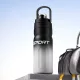 550 ml sport termosz duplafalú rozsdamentes acélból – fekete-ezüst szigetelt kulacs