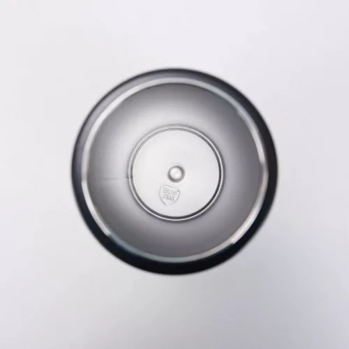 550 ml sport termosz duplafalú rozsdamentes acélból – fekete-ezüst szigetelt kulacs