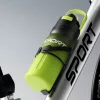550 ml sport termosz duplafalú rozsdamentes acélból – fekete-ezüst szigetelt kulacs
