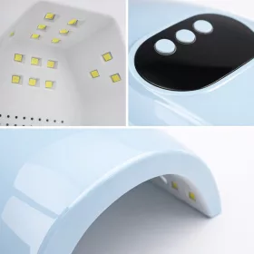   SUN S3 professzionális UV/LED körömlámpa – 2 az 1-ben technológia, 88 W teljesítmény – 2 VILÁGOSKÉK