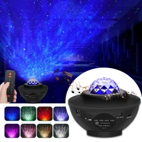 LED Star projektor - Bluetooth hangszóróval