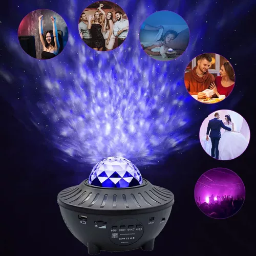 LED Star projektor - Bluetooth hangszóróval