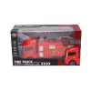 Fire Truck city rescue liftes tűzoltó autó, talpra rögzített, 21 cm hosszú