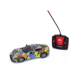   Racing car 1:18 távirányítós sárga i4 BMW 23 x 10 x 6 cm - műanyag 2