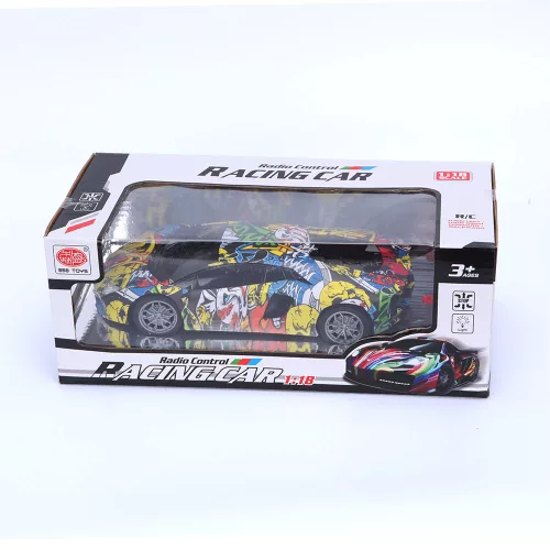 Racing car 1:18 távirányítós sárga i4 BMW 23 x 10 x 6 cm - műanyag