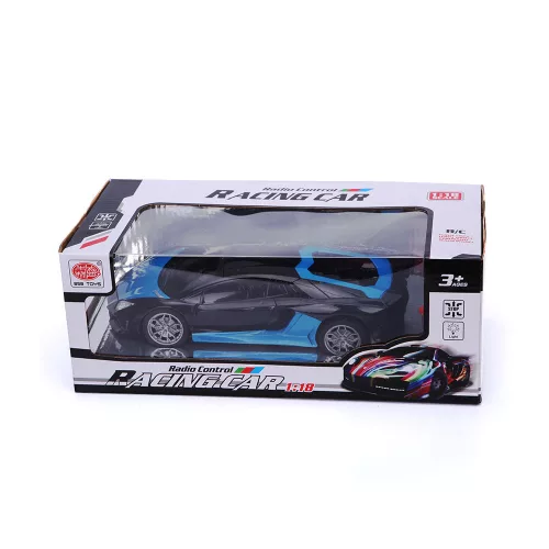 Racing car fekete-kék i4 BMW, 23 cm x 10 cm x 7 cm