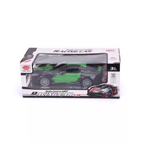 Racing car fekete-zöld i4 BMW, 23 cm x 10 cm x 7 cm