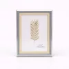 Modern képkeret 20×25 cm – 15×20 cm fotóhoz, szürke–ezüst–bézs színkombinációban