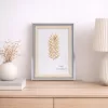 Modern képkeret 20×25 cm – 15×20 cm fotóhoz, szürke–ezüst–bézs színkombinációban
