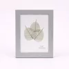 Modern képkeret 19×24 cm – 15×20 cm fotóhoz, világosszürke fa hatású kivitelben
