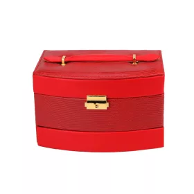 Ékszertartó doboz piros 22 cm magas