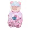 Naughty Bear 750 ml gyerek kulacs – rózsaszín medve formájú BPA-mentes palack szívószállal