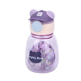   Naughty Bear design kulacs 750 ml – Lila macis vizespalack gyerekeknek és felnőtteknek