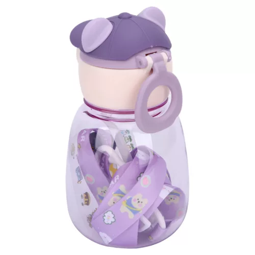 Naughty Bear design kulacs 750 ml – Lila macis vizespalack gyerekeknek és felnőtteknek