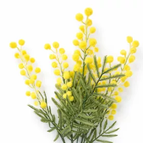   Prémium 38 cm-es sárga bogyós műág – élethű dekor növény lakásba és szezonális díszítéshez