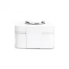 Kozmetikai táska kettős cipzárnyílás Műbőr Kicsi - Fehér