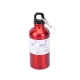 Fém kulacs 400 ml karabíner akasztóval - Piros