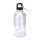 KMT Style fém kulacs 500 ml – ezüst, karabínerrel, sport és túra palack