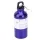KMT Style fém kulacs 750 ml – kék, karabínerrel, sport és túra palack