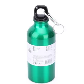   KMT Style fém kulacs 750 ml – zöld, karabínerrel, sport és túra palack
