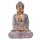 Arany Buddha szobor – 24 cm, elegáns dekoráció műgyantából