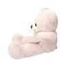 Plüss maci törtfehér sállal 60 cm - törtfehér