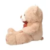 Plüss maci barna nyakkendővel 60 cm - világos barna