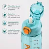Sport kulacs 1030 ml – szivárgásmentes BPA-mentes ivópalack biztonsági zárral